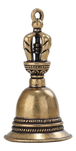 Imagen 4 de 10 de 2 Campana Artesanal Decorativa De Metal - Tamaño: 4.8x2.3cm