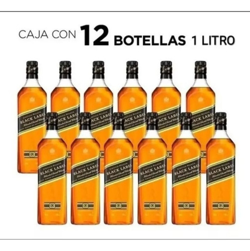 Johnnie Walker Black Pack 12 Unid Envio Gratis