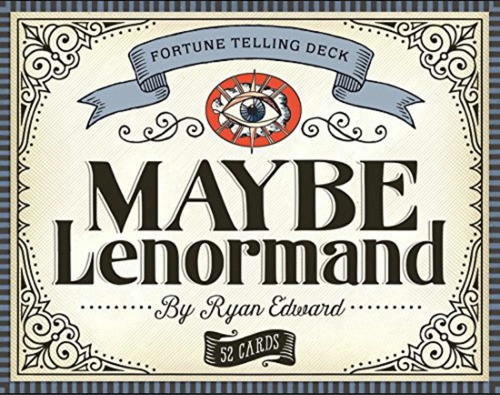 Maybe Lenormand Ryan Edward Cartas Y Libro Guia Stock Local