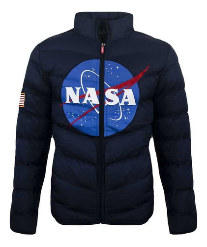 Imagen 2 de 5 de Chamarra Invierno Hombre Nasa 100% Original Azul Rey
