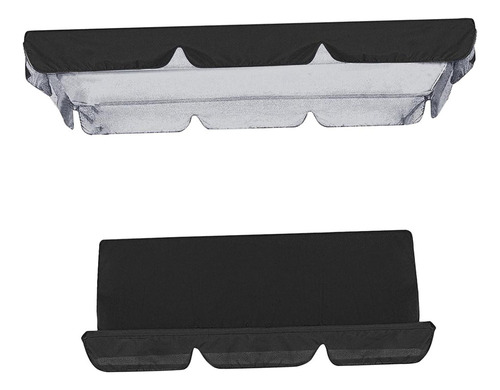 . Reemplazo Del Dosel De La Silla Columpio Negro Negro