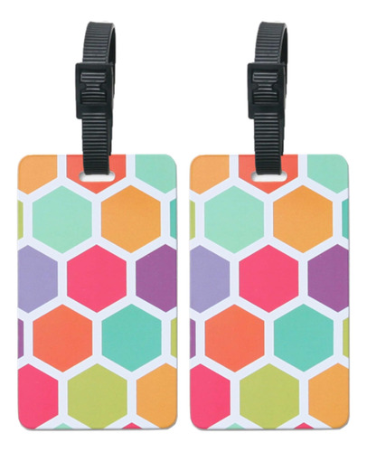 Orb Travel-pt201-honeycomb-multi-colour- Paquete De 2 Etique