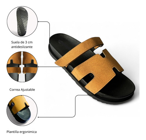 Sandalias Mujer Planas Cómodas Bajas Negras Sin Plataforma