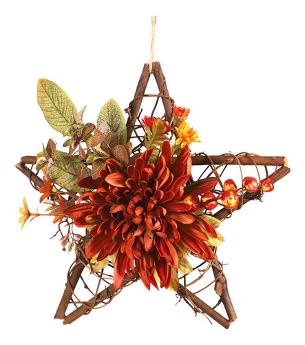 Colgante De Pared Con Flores Artificiales For Decoración De