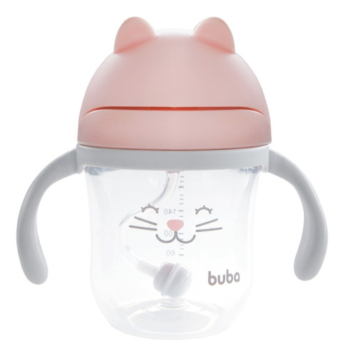 Taza infantil con correa extraíble Buba Baby Girl sin BPA