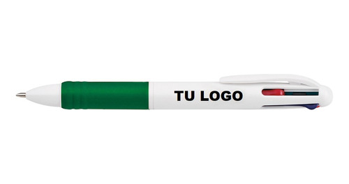 100 Bolígrafos Personalizados Con Tu Logo Trazo 4 En 1