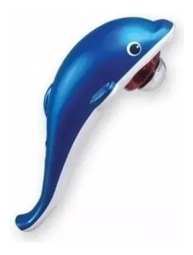 Mini Masajeador Delfín Con 3 Cabezales Masajeador Portátil