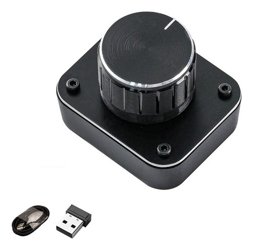 Controle De Volume De 3 Modos Usb/2,4 G/botão Único Sem Fio