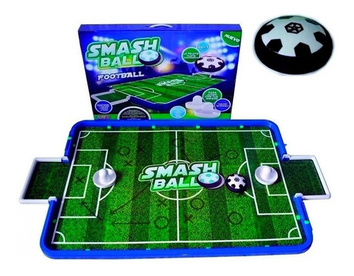 Imagen 2 de 10 de Juego Tejo De Mesa Smash Ball Niños 2 En 1 Football Hockey