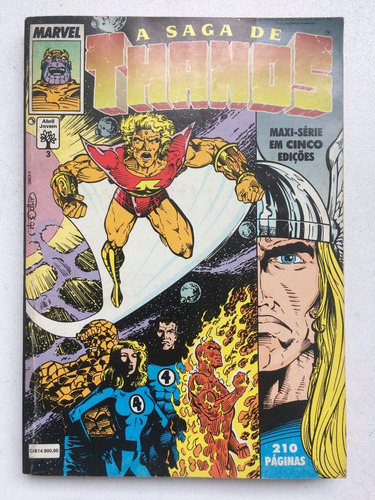 Hq - A Saga De Thanos - Completa - Ed. Abril 1992/1993 (Usado)