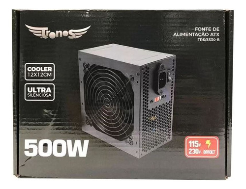 Fonte De Alimentação Atx Para Computador Pc 600w Bivolt