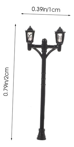 10 Unids Luz De Calle Para Jardín De Hadas Modelo Lámpara