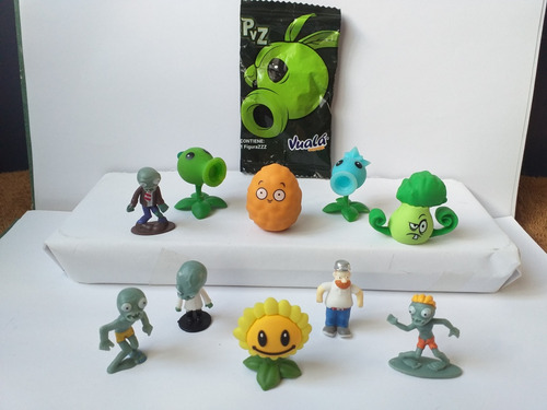 Colección Completa - Figuras Plantas Vs Zombies - Vuala (Usado)
