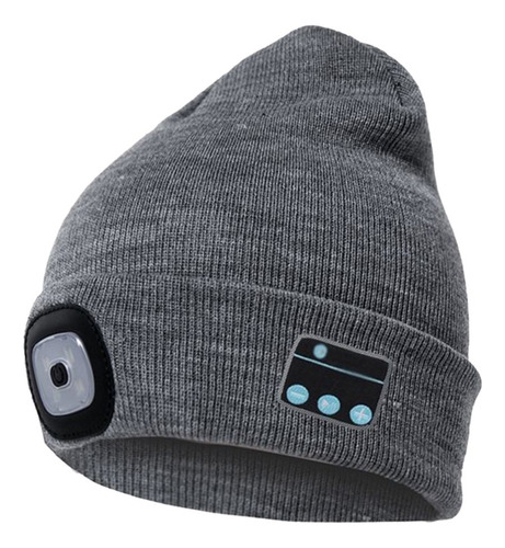 Sombreto Tejido De Punto Cálido Invierno Gorro De Bluetooth