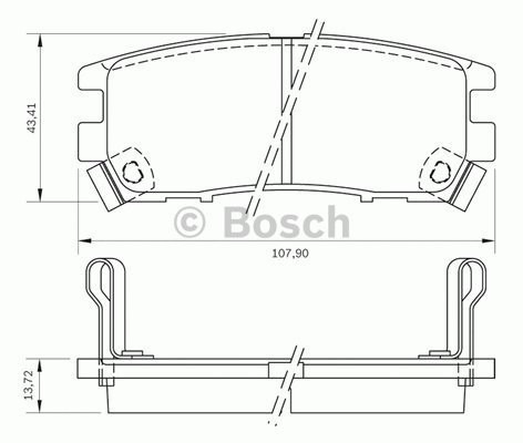 Pastilla De Freno Mitsubishi L200 L300 Montero Sigma Shogum