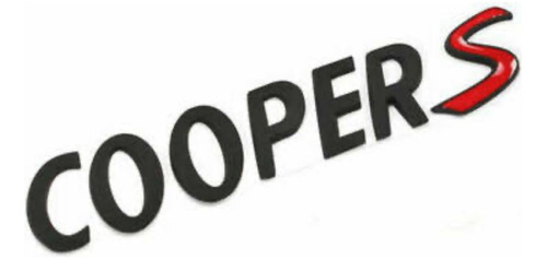 ¡¡¡emblema Para Mini Cooper!!! Serie Cooper S ¡¡¡original!!!