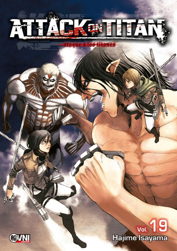 Manga, Kodansha, Attack On Titan 19 Ovni Press