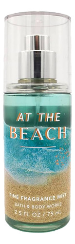 Fragancia Body Mist Mini At The Beach Bath & Body Works 75ml Volumen De La Unidad 75 Ml