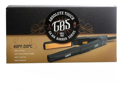 Planchita de pelo mini GA.MA Italy GBS Absolute Touch Mini negra 110V/220V