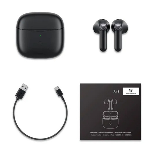 Imagen 2 de 2 de Auriculares in-ear gamer inalámbricos Soundpeats Air 3 negro