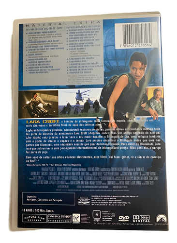 Filme Dvd - Lara Croft - Tomb Raider (Usado)