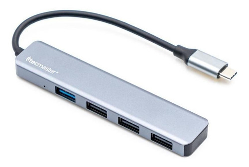 Hub Usb Tipo C 3.0 High Speed Aluminium Pro 4 Puertos