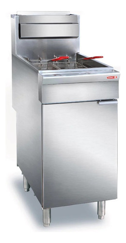 Freidora Comercial Gas Torrey Frt20 20 L 4 Quemadores A.inox Color Plateado