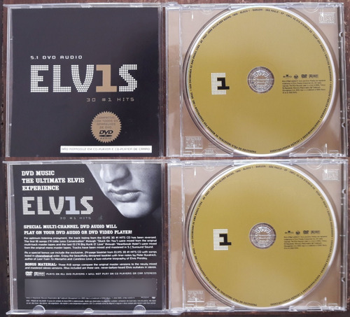 Dvd (nm) Elvis Presley 30 #1 Hits Ed. Br 2002 Raridade