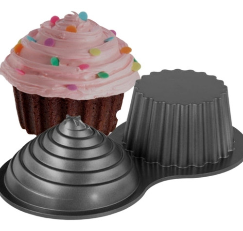 Molde Cupcake Gigante Acero Al Carbono