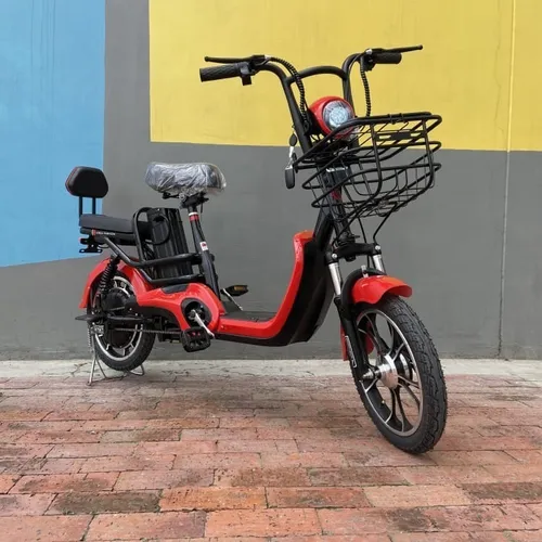 Bicicleta eléctrica para Niños de 12 y 2 Amperios Color Rojo