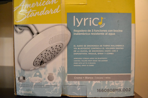 Regadera Bocina Lyric American Standar