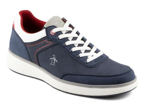 Tenis Original Penguin Style Goran Azul Marino De Hombre