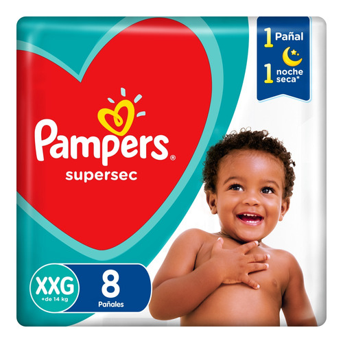 Pañales Pampers SuperSec Max  XXG