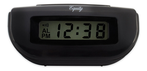 Reloj Despertador Pantalla Lcd Color Negro