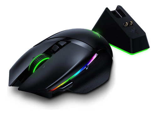 Mouse Inalámbrico Razer Basilisk Ultimate, Negro. Con Base