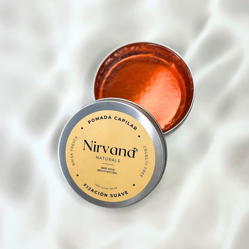 Pomada Para Cabello Nirvana Naturals Fijación Suave 100 Gr