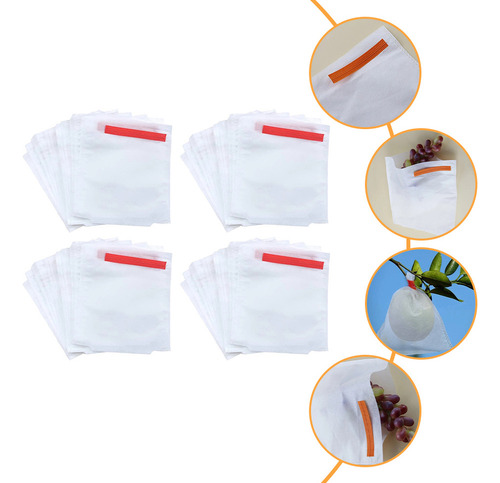 Bolsa Insect Net Para Frutas, Uvas, 100 Unidades