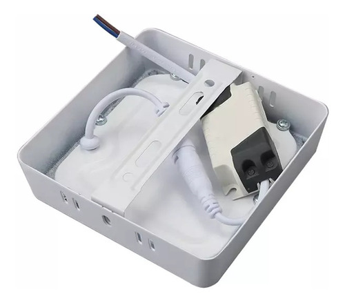 Plafon Led de Aplicar Cuadrado 18W Luz Fria Candela