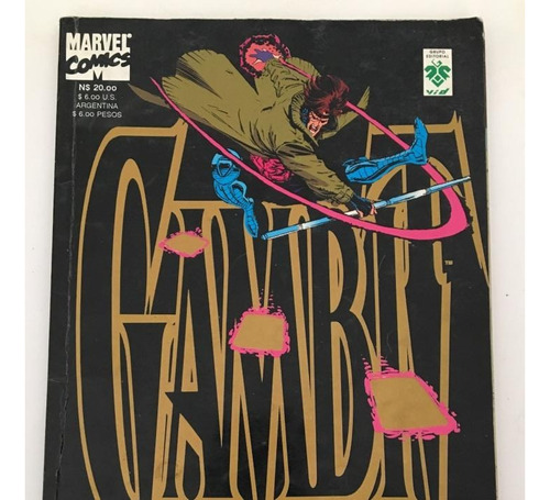 Comic Marvel: Gambit (gambito) - Hombre X Francés. Ed. Vid.