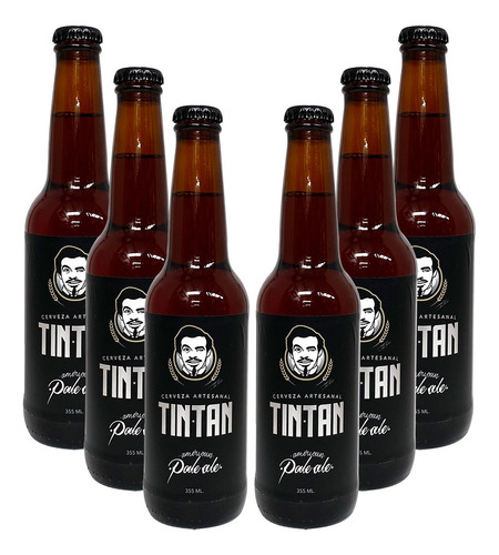 Six Pack Cerveza Artesanal Tin-tan Pale Ale 355 Ml