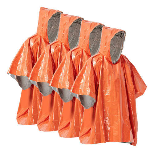 Manta Térmica Poncho Rain.camping Gear Poncho Survival