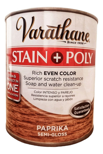 Tinte+poli Varathane - Paprika