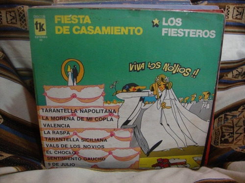 Vinilo Los Fiesteros Fiesta De Casamiento Ooo C4