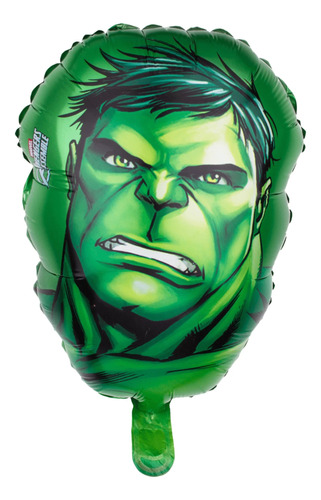 Pack X 10 Globos Metalizados De  Hulk De 40 Cm