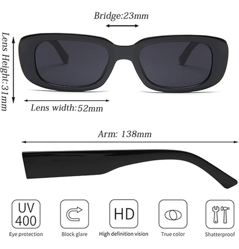 Lentes De Sol Modas Vintage,2 Pares De Lentes De Sol