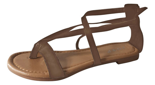 Chancletas De Playa Con Correa Plana For Mujer, Pantuflas R