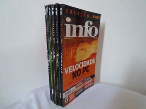 Revista Coleção Info Exame Lote Com 6 Edições Anos 2005/2006