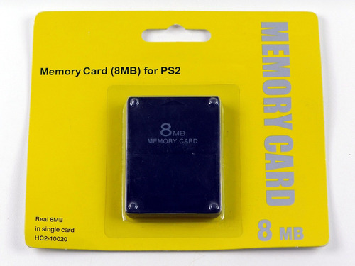 Memory Card Playstation 2 8mb Preto Lacrado