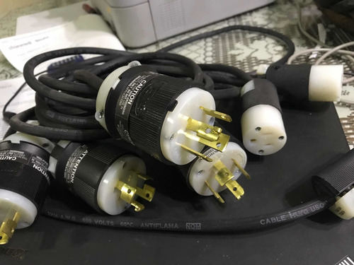 Cable De Alimentacion Con Clavijas Hubbell Hbl7411c Hbl5269c (Usado)