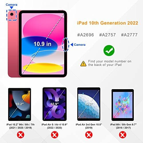Funda Para iPad 10th Generacion Giratoria 360 Violeta
